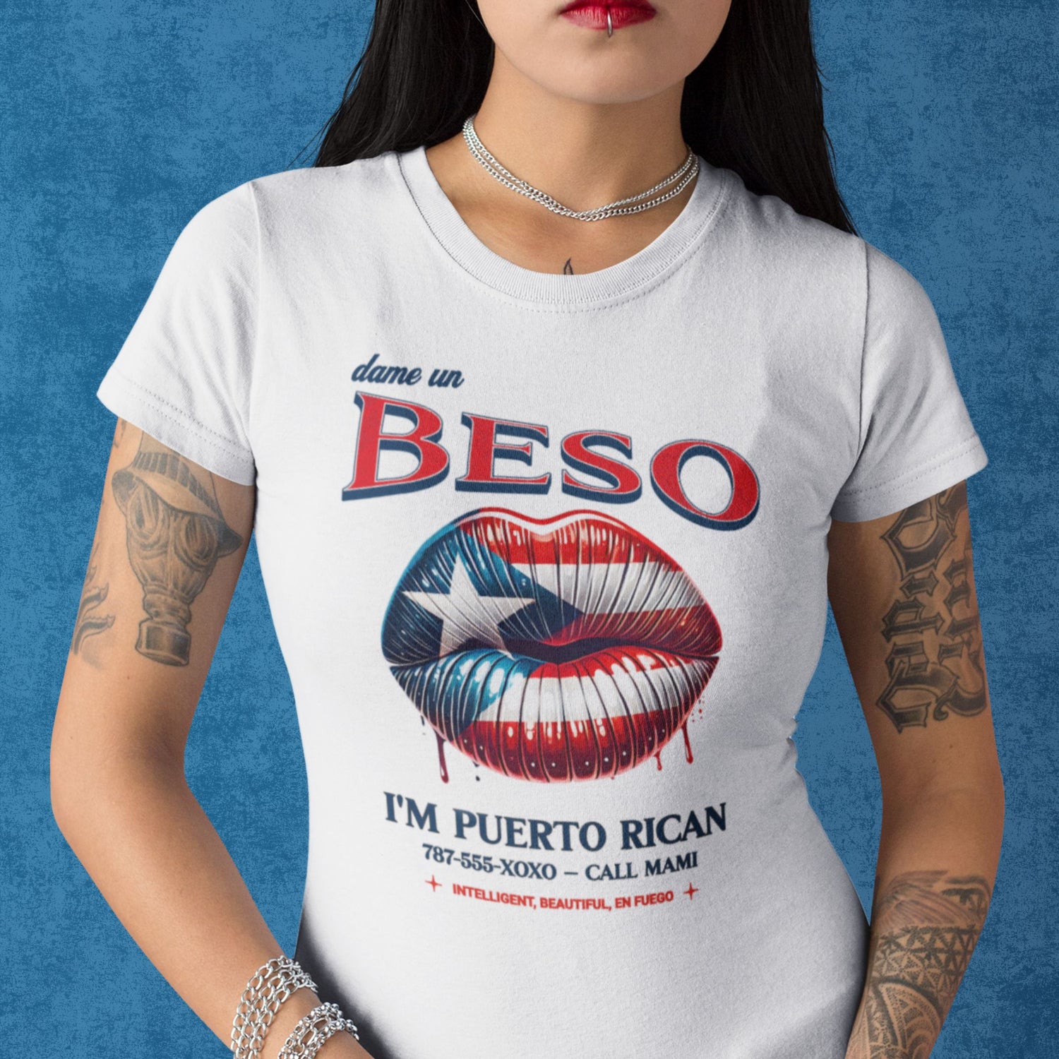 Women’s "Beso" high-waisted t-shirt